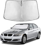 Windshield Sunshade Compatible for BMW 3 Series 2006-2009 2010 2011, Sun Visor for Front Windshield & Window Sun Shade Cover, UV Heat Blocker & Protector, Car Accessories