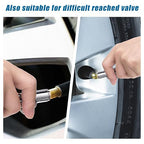 20 Pack Dual Head Tire Pressure Gauge Heavy Duty Air Pressure Tire Gauge for Auto Truck Car RV Van Gage Range 10-150PSI, 1-10Bar (Silver)