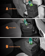 Car Trash Can - Leak-Proof Car Organizer and Storage Bag for The Back/Front/Console of Any Cars,Sedans, SUVs & Trucks Easy-to-Install Car Accessory Interior