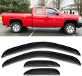 Side Window Visors rain Guards Vent Rain Guard Sun Shade for 2007-2014 Chevy Silverado/GMC Sierra 1500/2500HD/3500HD Extended Cab Pickup Window Deflectors Vent Truck Accessories Smoke, 4pcs 94040