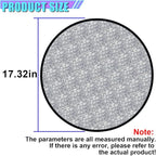 Car Steering Wheel Sun Shade Cover, 17" Diameter Aluminum Film Heat Insulation Car Steering Wheel Protector, Universal Foldable Sun Block Shield for Cars, SUVs, Trucks(Thick)