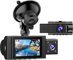 Dual Dash Cam Front and Inside FHD 1080P Dash Camera for Cars Dashcams for Cars with Infrared Night Vision, Car Camera Driving Recorder 24H Park Monitor Motion Detection G-Sensor for Taxi Uber