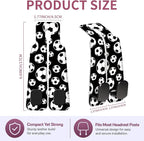 Car Seat Back Storage Hook, Funny Car Purse Hook, Cute Vehicle Storage Organizer for Purses Handbags Soccer Ball Pattern