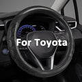 Steering Wheel Cover for Toyota, Auto Car Steering Wheel Cover for Toyota Highlander Rav4 Corolla Camry,Standard Size - Gray