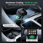 Wireless CarPlay Adapter for iPhone, Auto Connect Smartphone to Car, Plug & Play Dongle for Daily Commuters, 2026 Upgrade Converts Wired to Wireless, No Delay for Navigation & Music