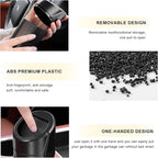 Car Trash Can Bin with Lid, Leakproof Portable Garbage Trash Bin Mini Cup Holder Organizer, Automotive Interior Dustbin Multipurpose Storage Container for Car Home Office (Pink)