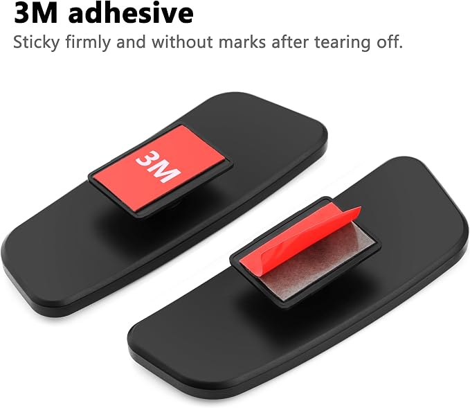 Blind Spot Mirror for Cars Car Side Mirror Auto Wide Angle Convex Rear View Stick On Design, Adjustable, 2 Pack
