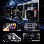 Wireless CarPlay Adapter for Apple iPhone & Android, 2-in-1 Adapter Convert Wired to Wireless Dongle