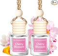 Hanging Car Air Freshener, Long Lasting Scent, Cute Air Fresheners for Women, 2 Pack Non-Toxic Essential Oil Diffuser, Made in USA