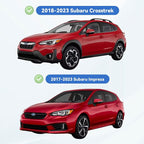 Window Visors Rain Guards for 2018-2023 Subaru Crosstrek & Subaru Impreza Hatchback 17-23, Out-Channel Window Vent Wind Deflectors Visors Shades