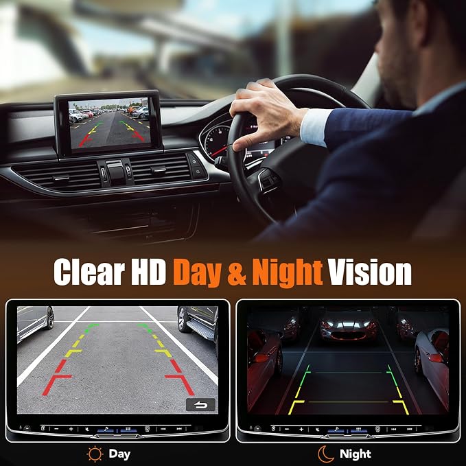 Reverse Backup Camera Compatible with Ford Escape 2014 2015 2016 | Night Vision Wide-angle Rear View Camera Parking Assist Replaces# GJ5T-19G490-AD, CJ5T-19G490-AB, EJ5T-19G490-A