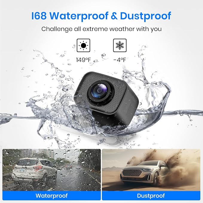CS-2 Wireless Backup Camera with 4.3" Car Monitor, Easy Install Stable Digital Signal Back Up Camera System, Super Night Vision Reverse Cam for Truck, SUV, Van, Trailer | Stable Digital Signal Back Up Camera System, Super Night Vision Reverse...