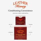 Conditioner Wipes: Restore Leather On-The-Go. Protect & Condition Any Color of Leather Couches, Car Seats, Purses, Shoes, Bags & Tack. Made in the USA! 10 Non-Toxic, Ready-to-Use Wipes