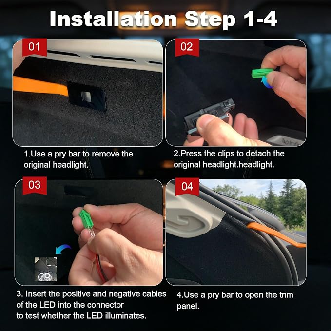 Car LED Strip Lights, 4m/13.12ft Waterproof Car Trunk Light Strip, Warm Color 3200k, Flexible Cutting Silicone, Auto On/Off, Low Voltage 12V LED Strip Lights for Cars