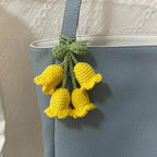 Handmade Knitted Rear View Mirror Pendant Ornament - Cute Car Accessories Aesthetic - Kawaii Decor for Car and Home Decorative Pendants