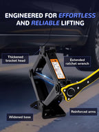 Spare Tire Jack Kit Compatible with 2004-2018 F150, Scissor Jack 2.5 Ton Heavy Duty Lifting Jack & Spare Tire Lug Wrench Tool Kit Replacement Tire Repair Tool