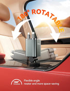 [2026 Ultra-Compact] Retractable Car Charger 84W Car Charger USB C for iPhone 16 17 Fast Charging, Car Accessories, Car Adapter Travel Essentials Gifts for Women Men, for iPhone 17 16 15 14 13