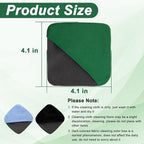 Car Screen Cleaner, 4.1''×4.1'' Microfiber Dashboard Wipes, Square Microfiber Cloth, Automotive Display Wipes,Vehicle Screen Cleaner Tool for Dashboard Display, Car Interior Tool (Green)