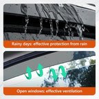 Tape-On Rain Guards for Rav4 2026+, Side Window Deflectors Visor Rain Guards Vent Guard Shade Deflectors Compatible with Toyota Rav4 Accessories 2026 2027 6-Pack