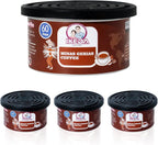 Car Air Freshener: Minas Gerais Coffee Scent | Car Scents | Odor Eliminator Essential | Long-Lasting | Strong Fragrance | For Home Closet | 1.5 Oz | Pack of 4…