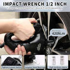 Electric Hydraulic Car Jack Kit 5 Ton 12V Portable Lift Range 17.7 Inch with Impact Wrench and Tire Inflator Pump for SUV Sedan Truck Car Repair Floor Jack for Vehicle Tire Change with LED Light