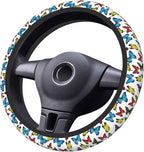 Universal 15-Inch Steering Wheel Cover, Colorful Butterfly Print Neoprene Car Handle Protector, Non-Slip & Durable Auto Decor, Breathable Steering Wheel Wrap for Men and Women