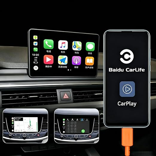 Orange iPhone 17/17E Car Carplay Cable for iPhone 17/16/15, 15/16/17 Pro Max 15 16 Plus Charging Cable, USB A to USB C Cord for iPad 10th Gen iPad Pro, Air 5th 4th Mini 6th Replacement Cord(3.3 FT)