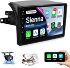 Radio for Toyota Sienna 2004-2010 (FIT JBL. and Big Screen) Stereo Wireless Carplay Android Auto, 9” Touch Screen for Sienna Android Bluetooth/Voice Control/GPS/WiFi/Back-up Camera/SWC/FM