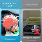 Car Cleaning Gel,Reusable Car Cleaning Putty for Interior Detailing, Car Cleaning Supplies, Auto Detailing Tools, Car Slime for Dust Removal, Car Accessories Interior, Car Cleaning Kit(Orange, 0.8 OZ)