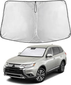Windshield Sunshade Compatible for Mitsubishi Outlander (Not for Outlander Sport) 2013-2019 2020 2021, Sun Visor for Front Windshield & Window Sun Shade Cover, UV Protector, Car Accessories