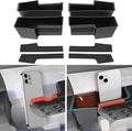 4pcs Door Handle Organizer for Ford Maverick 2022 2023 2024 2025 2026 Accessories Front and Rear Door Side Storage Box Insert Grab Handle Pocket ABS Plastic