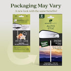 Non-Toxic* Car Air Freshener Auto Stix® - Scents Made Safer - Enjoy Fragrance Lasts Up to 480 Days - Includes Auto Stix® Diffusers & Elastic Loops - Black Vanilla & Mandarin (Pack of 8)