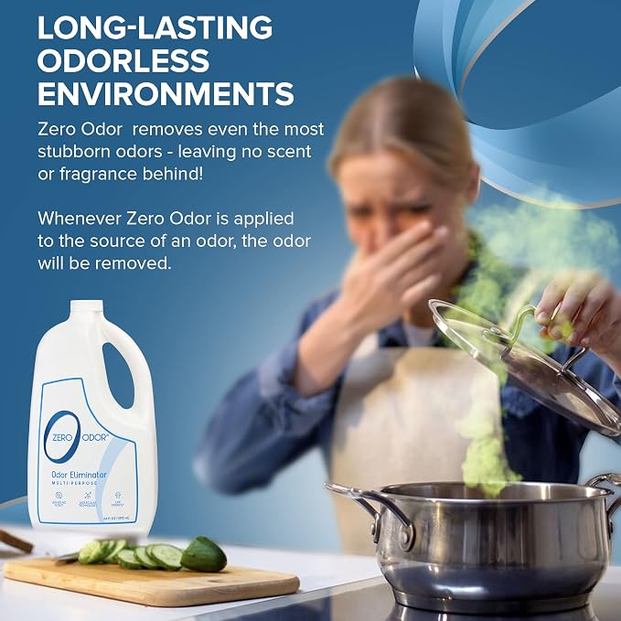 Multi-Purpose Strong Odor Eliminator for Home, Office, Car, Bathroom, Hotel, Room Deodorizer, and Odor Neutralizer, 64oz Refill