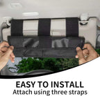 Car Sun Visor Organizer, Double Sided Visor Organzier with Card Pouch for Cars, Trucks, Vans, Multi-Functional Sunglass Holder, Tactical MOLLE Accessories