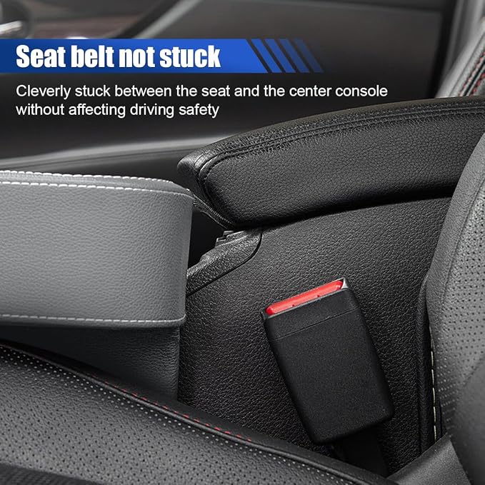 Car Cup Holder, PU Leather Cover Auto Front Seat Organizer, Grey | Multifunctional Cup Drink Holder, Gap Filler Coin Bucket Storage Box, Console Side Pocket, Cell Mobile Phone Holder