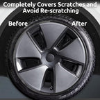 Automotive Alloy Wheel Rim Protector 18 Inch Alloy Rim Guards for Car Rims Compatible with Tesla Model 3 18 Inch