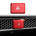 Polodunn for Honda Civic 2022-2025, for Accord/HRV/CRV 2023-2025, for Acura Integra 2023 2024 - Hazard Warning Light Push Button Cover, Emergency Flashers Trim Accessories (Red)