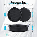 Car Cup Coaster Universal Automotive Waterproof Non-Slip Cup Holders Sift-Proof Spill Holder Car Interior Accessories 4 Pack Black