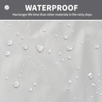 Silver RV Windshield Cover for Chevy Express GMC Savana 1996-2026 | Fits Class C Motorhome Vans, Hail Protector, Waterproof Silver Snow Cover