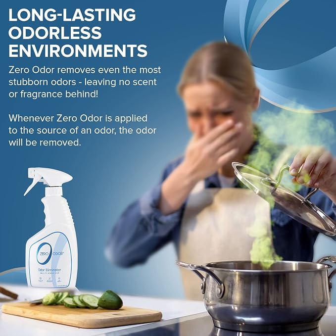 Multi-Purpose Odor Eliminator - Air & Surface Odor – Patented Technology for Bathroom, Kitchen, Fabric, Closet- Smell Great Again, 16oz