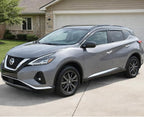 2015-2024 Tape-On Rain Guards for Nissan Murano Side Window Visor Deflectors Extra Thick Vent Shades 2016 2017 2018 2019 2020 2021 2022 2023
