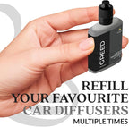 Greed Diffuser Refill 50ml Bottle | Strong Car Freshener with Car Odor Eliminator Technology | Long Lasting Automotive Car Air Freshener by