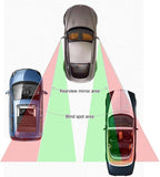 x Blind Spot Mirror, 3.4'' Framed Rectangular HD Glass Convex Adjustable Wide Angle Rear View Mirror,Universal For Car SUVs Truck Motorcycle (2pcs)