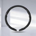 Car Steering Wheel Cover - Integrated Carbon Fiber Pattern Protective Sleeve with Hub Cap Anti-Slip Design - Fits 99% of Models Suitable for 14-16 Inch Sedans, SUVs, and Trucks Interior Accessories