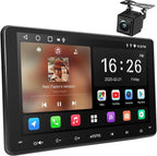 A5L 9 Inch Double-DIN Android Car Stereo Wireless CarPlay Android Auto, Wi-Fi/USB Tethering, GPS Navigation, AI-Powered Car Radio, 24EQ, Mirror Link, HD LRV, Backup Camera, OTA Upgrade