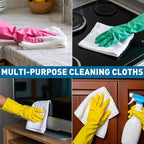 White Microfiber Towels- 150 Pack, Microfiber Cleaning Cloths Bulk, Microfiber Towels for Cars, Cleaning Rags (12x12 inches)