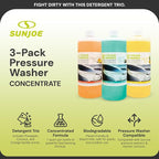 3-Pack Snow Foam Car Wash Soap & Cleaner Concentrate, Multi-Scent, 1 Quart Per Bottle - Automotive Vehicle Cleaning Solution for Vinyl, Aluminum, Wood, & Brick Surfaces, SPX-AW3Q