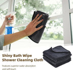Shiny Wipes Shower Cleaning Cloth - 3 Pack 16 x 16 inch Ultra Absorbent Car Drying Towel, Shiny Wipes Drying Towel Microfiber Cleaning Cloth for Car, Bath & Househood