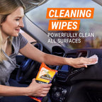 Car Wash and Cleaner Kit - 8-Piece Complete Set with Wash Concentrate, Wipes, Microfiber Towels & Air Freshener, Gift for Dad