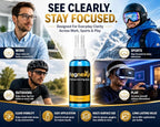 2fl Oz Fognexxa Premium Anti Fog Spray for Glasses, Goggles, VR Headsets & Face Shields, 24 Hour Fog Protection, Safe for Coated Lenses, 400+ Applications, Made in USA